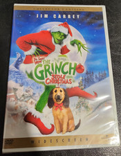 Dr. Seuss How the Grinch Stole Christmas DVD, 2000 Collectors JIM CARREY