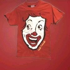 Hanes 1990's ronald mcdonald Adult Small t shirt