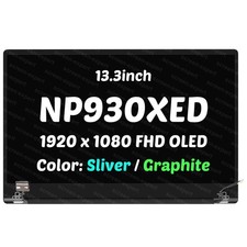 13.3" or Samsung NP930XED BA96-08307A 1920x1080 LCD Top Assembly Graphite Silver