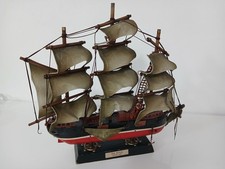 Vintage Modellino Nave Veliero in Legno Sea Witch 1846 30 cm