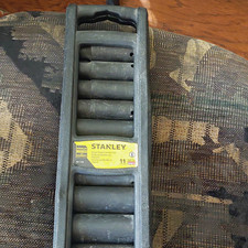 Stanley 97-125 11-piece Deep Impact Socket Set Sae 12 In Drive
