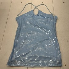Shein Light Sequin Sleeveless Side Zip Dress Womens Size Medium