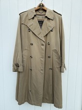 Paul Stuart Trench Coat Mens 38 S With Raglan...