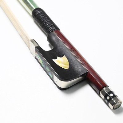 Pernambuco Stick Viola Bow 4/4 Size 430M 74.5 cm Concert Level Shield Pattern...
