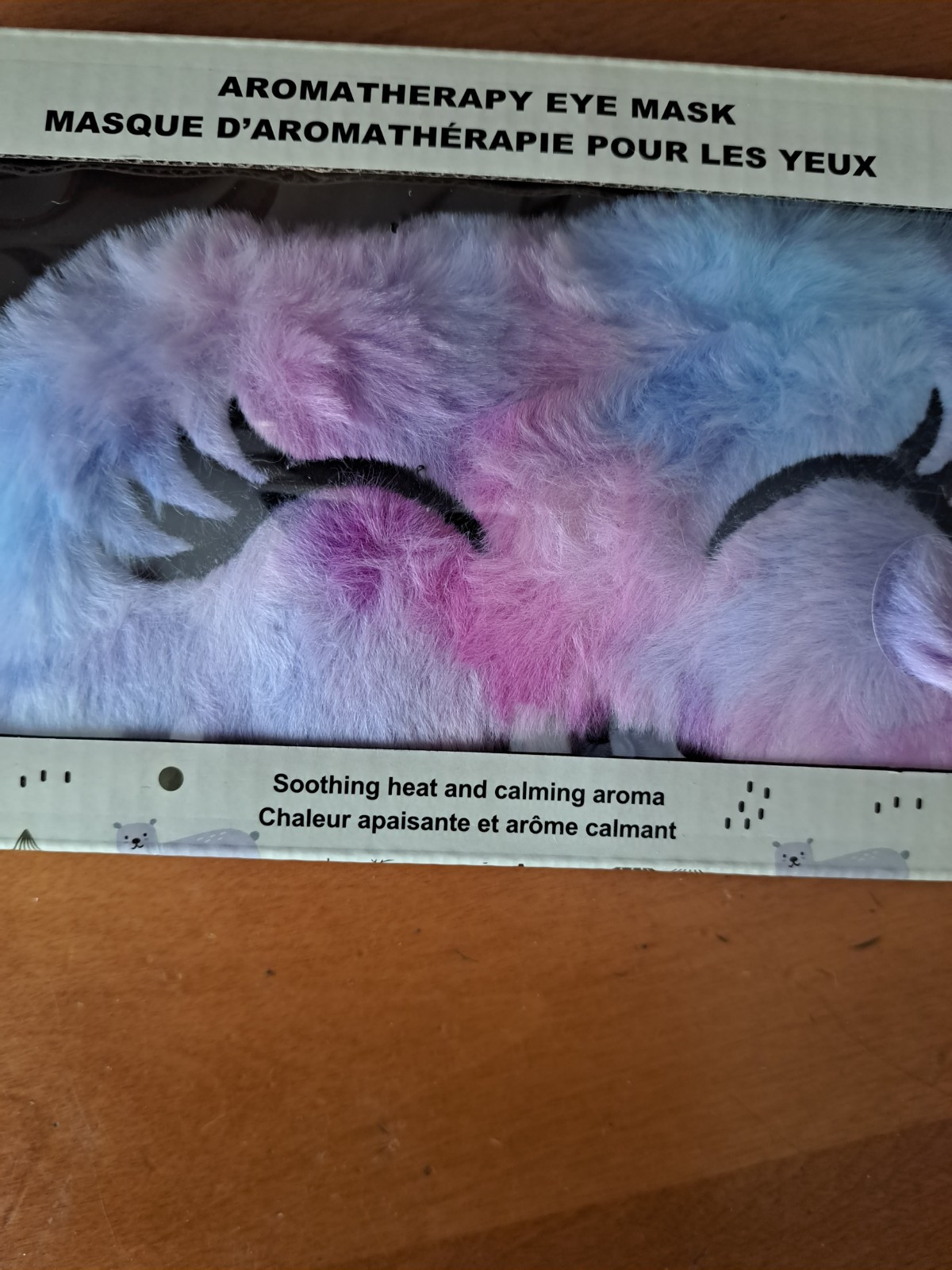 Lavender Aromatherapy Eye Mask with Clay Beads for Hot or Cold Therapy