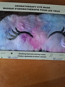 Cozy Friends Aromatherapy Lavender Eye Mask Clay Beads Hot/Cold Use 
