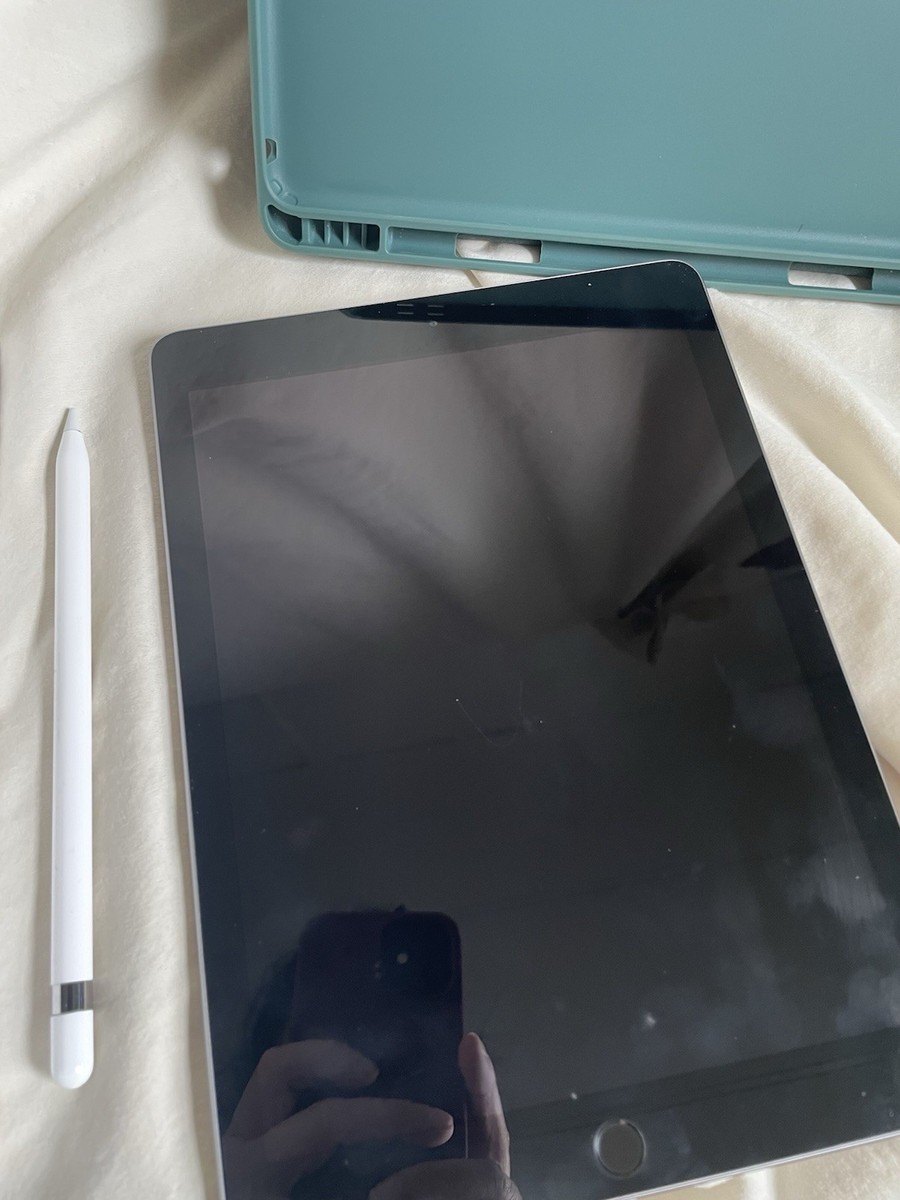 Apple iPad 6th Generation 32GB Wi-Fi 1st Gen Apple Pencil and Case