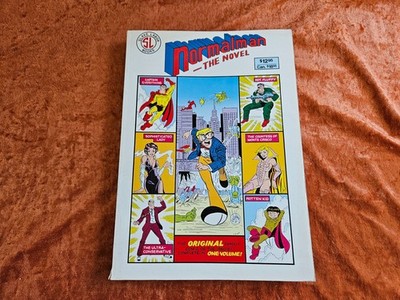 NORMALMAN THE NOVEL Jim Valentino Slave Labor TPB 1987 Early Graphic Novel 10136