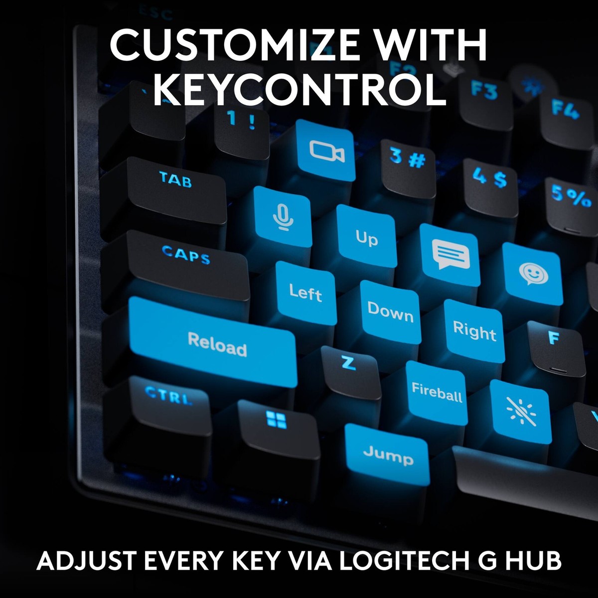 Logitech - PRO X TKL RAPID Wired Hall-Effect Gaming Keyboard with