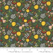 Moda On The Farm by Stacy Iest Hsu 20704 22 Grey Flowers COTTON