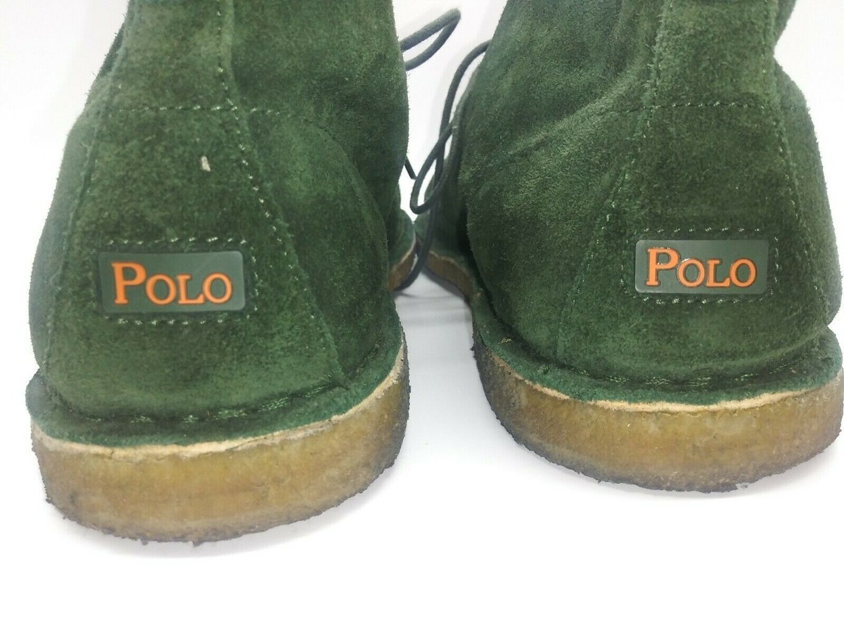 POLO Ralph Lauren Casterton Chukka Green Suede Desert Ankle  display picture 1