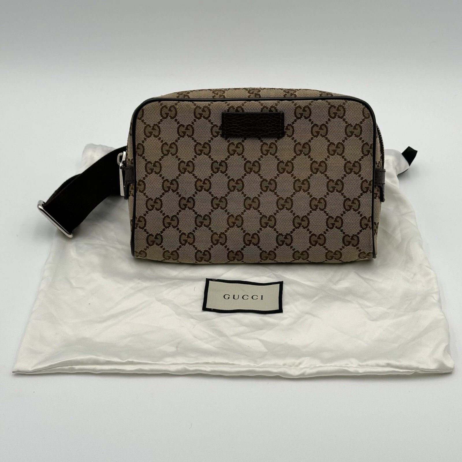 Sac ceinture/fanny Gucci monogramme beige GG toile 