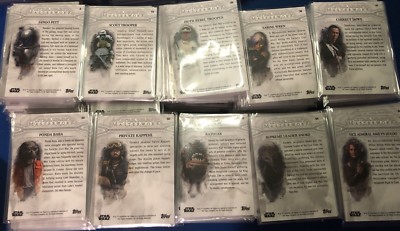 2018 Topps Star Wars Masterworks Base Singles ''Choose Your Card''