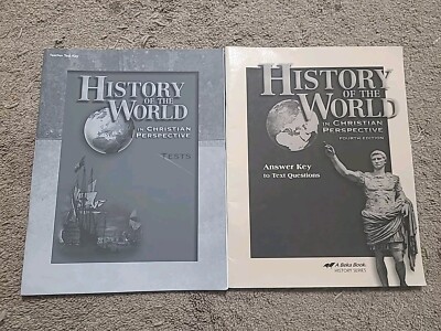 Abeka History of the World 3rd And 4th Edition Tests And Answer Key 