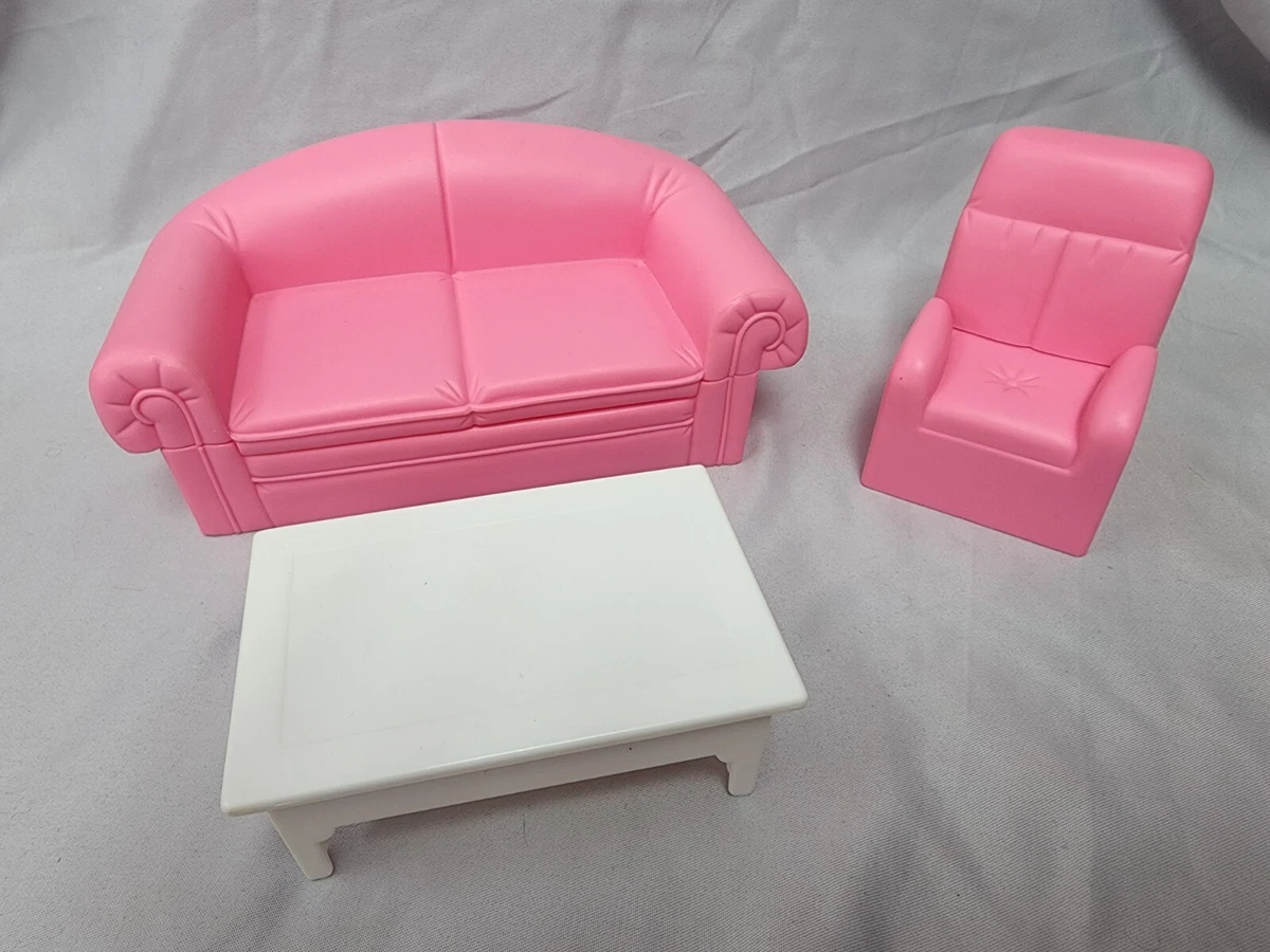 Barbie Living Room Sofa Chair And Table 1994 Great Condition