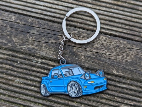 Mazda Miata MX5 Eunos Mk1 NA Metal Keychain (7 Colours Available) - Photo 7/15