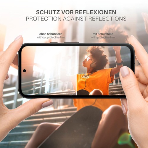 3x Schutzfolie Matt für Google Pixel 8a Displayschutz Handyfolie 4H Anti Reflex - 第 5/7 張圖片