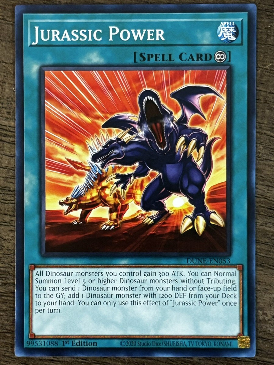 Yu-Gi-Oh! TCG Jurassic Power Duelist Nexus DUNE-EN053 1st Edition