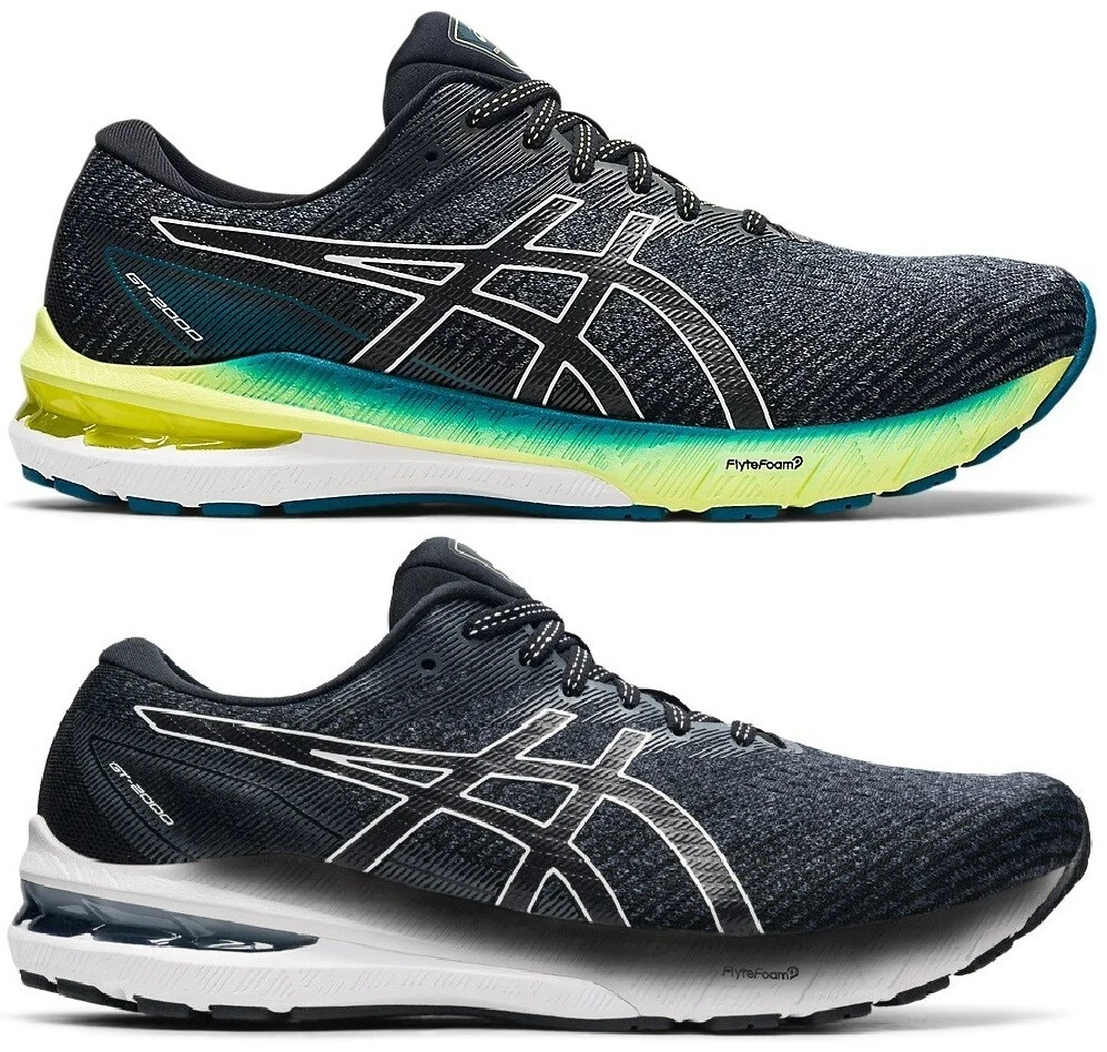 ASICS GEL GT 2000 10 SCARPE SHOES RUNNING CORSA UOMO 1000 BLU KAYANO CUMULUS