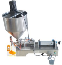 TECHTONGDA 110V 100-1000ml Liquid Paste Jam Sauce Oil Cream Filling Machine New