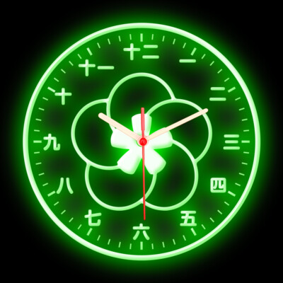 25ck1024 Japanese Kanji Cherry Blossom Home Décor Flexible Neon
