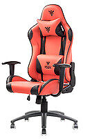 itek Gaming Chair PLAYCOM PM20 - PVC, Doppio Cuscino, Schienale Reclinabile, Ros - Foto 1 di 1