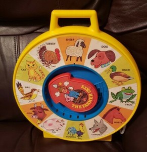 farm animal pull string toy