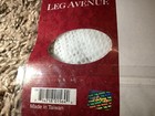 Leg Avenue fishnet pantyhose, style 9001Q, color white, Plus Size — photo 3
