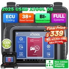 XTOOL D8 Auto Full Diagnostic Tool E.CU Codin...