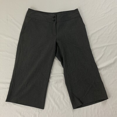 Pantalon Femme APT 9 Maxwell - Coupe Pedal Pusher Taille 6 Gris, Pour Le Bureau, Occasion Très Bon état