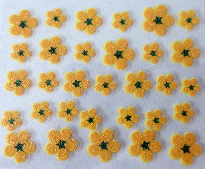 Stickers Autocollants Nail Art - Fleurs Oranges - Neuf Dans Son Emballage - Sans Marque