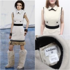 Women's CHANEL By Karl Lagerfeld Runway Cashmere Silk Sleeveless Dress 2010/2011