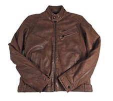 Vanguard MVLJ2308187-8250 giacca di pelle leather jacket taglia M