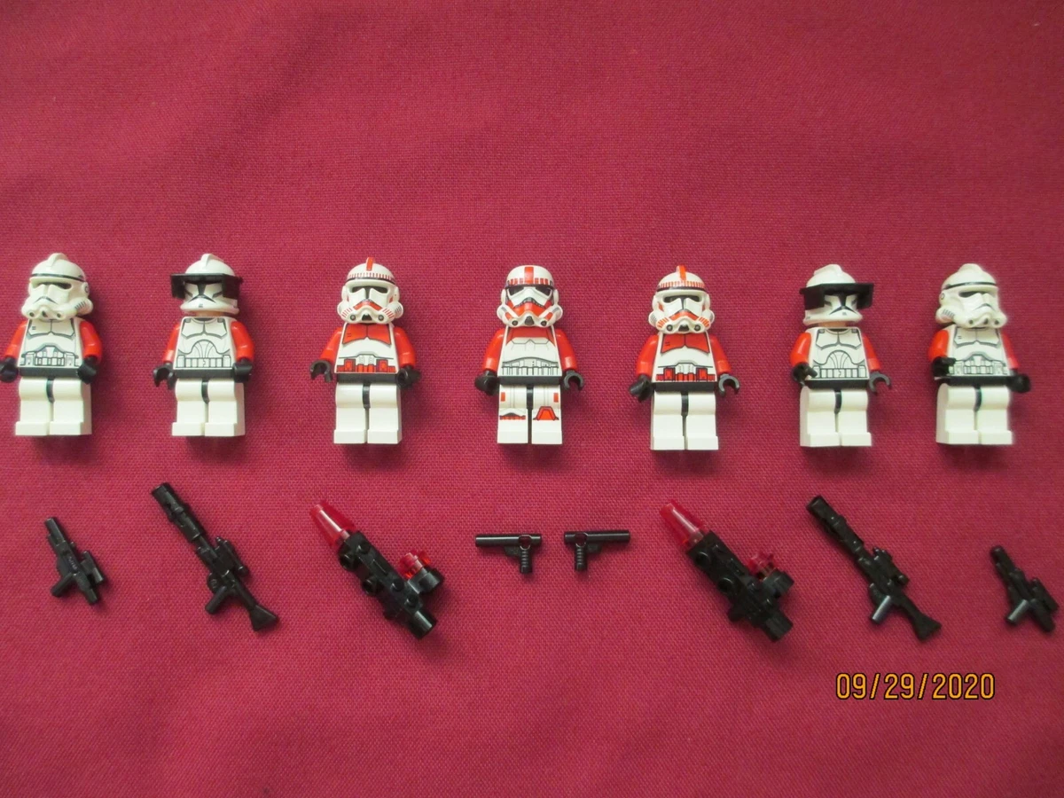 LEGO Star Wars Minifigures LOT Clone Shock Troopers Weapons eBay