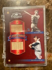 Cobb/ Williams/ Foxx / Gehrig Bat Card ULTRA RARE 