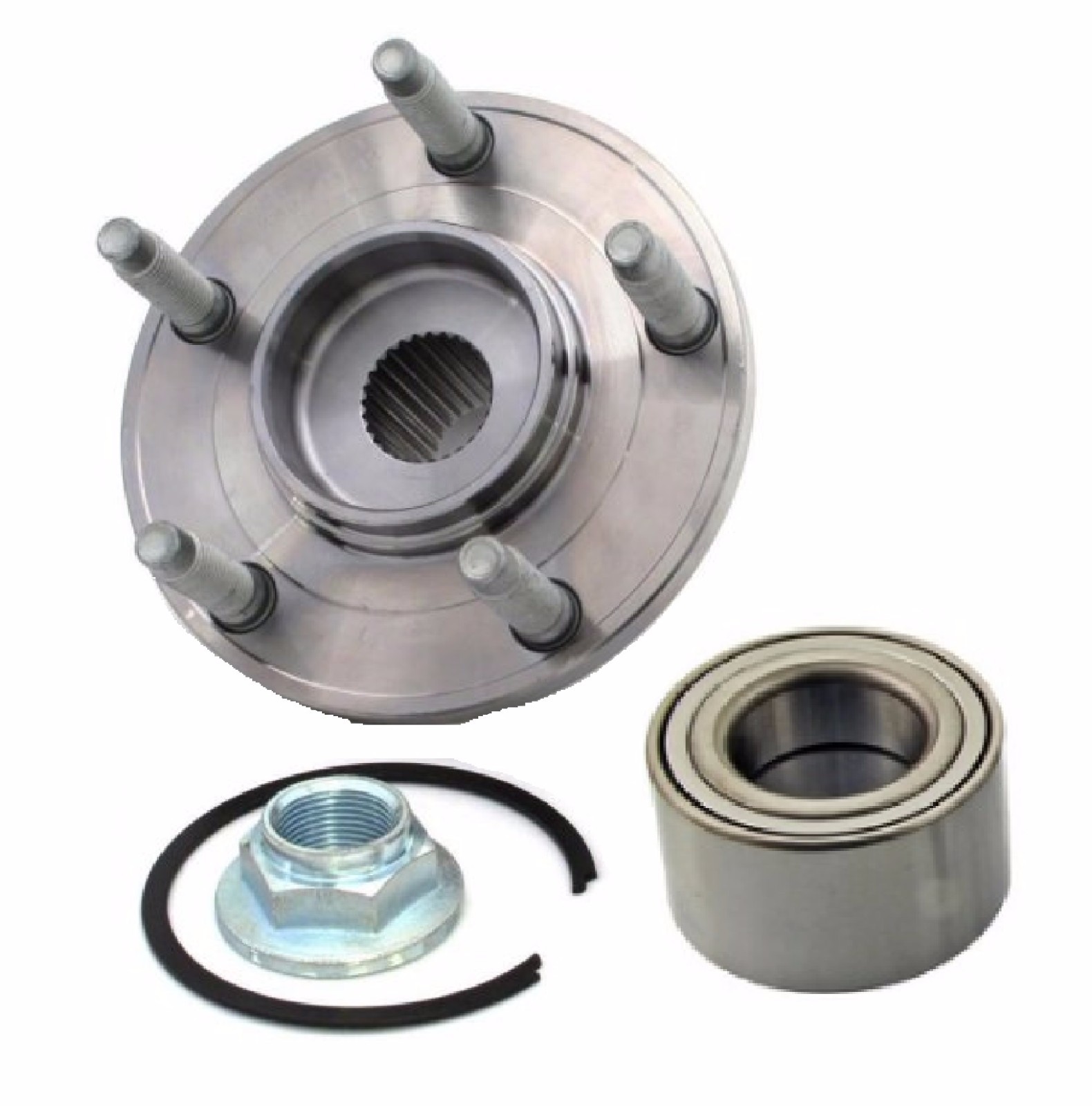 Front Wheel Hub & Bearing For 2008-2011 MAZDA TRIBUTE (PAIR)