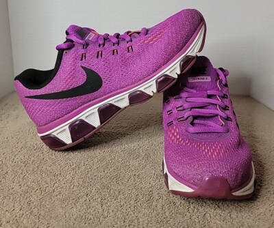 Womens Nike Tailwind 8 Vivid Purple.  SIZE US 6 UK 3.5 EU 36.5 Preowned VGC.