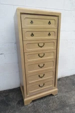 National Mt. Airy Hollywood Regency Tall Narrow Lingerie Jewelry Chest 5894A