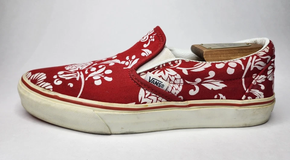 Zapatos sin cordones rojos Vans Duke Kahanamoku Surfer talla 8,5 para mujer talla 10 Foto 4 de 4