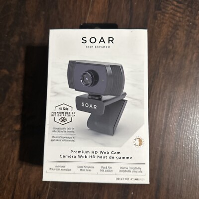Soar Premium HD Web Cam Video 720p Brand New in Original Box