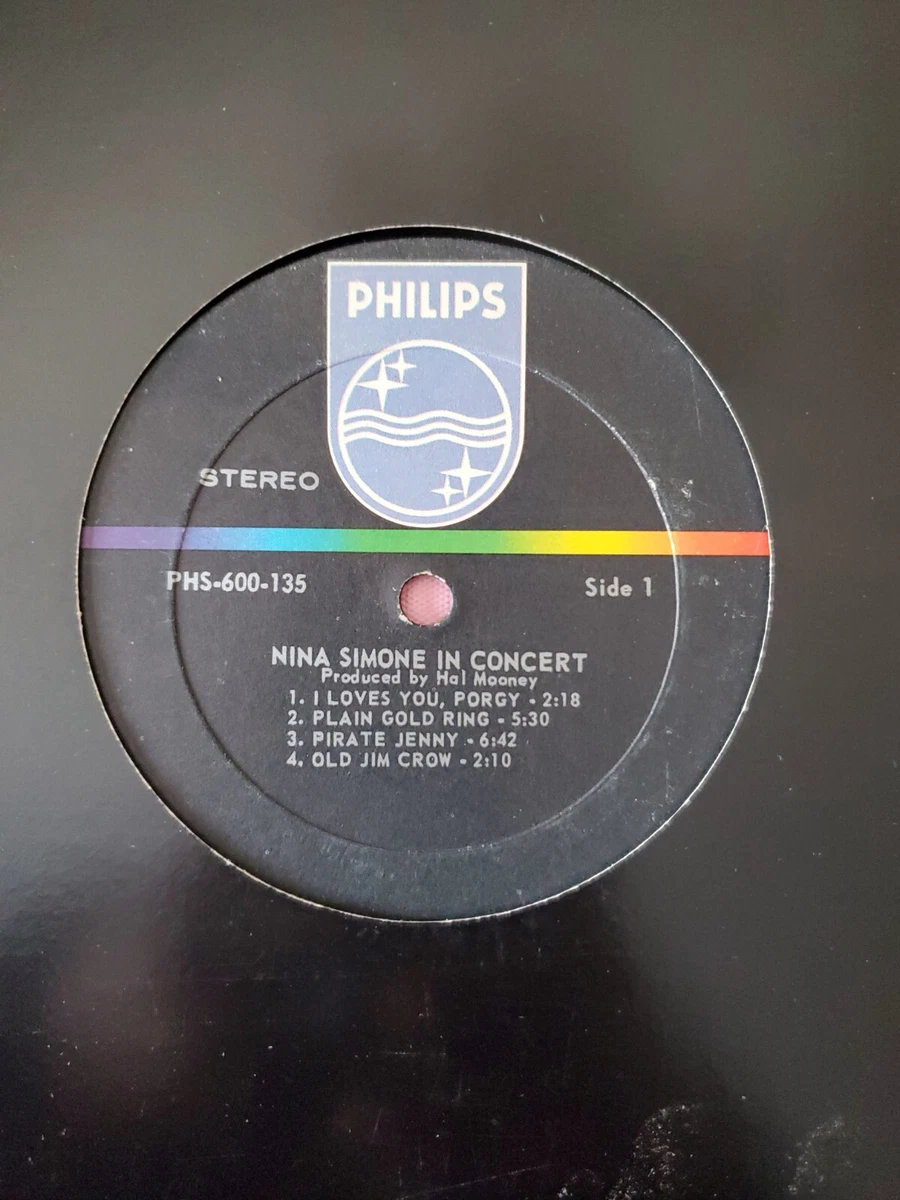 NINA SIMONE In Concert LP PHILIPS US 1964 Soul Jazz VG Vinyl Record Only