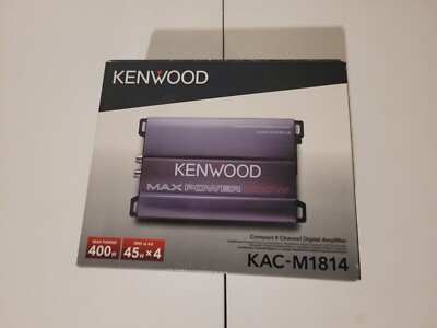 Kenwood KAC-M1814 4 Channel Compact Amplifier, Conformal Coated