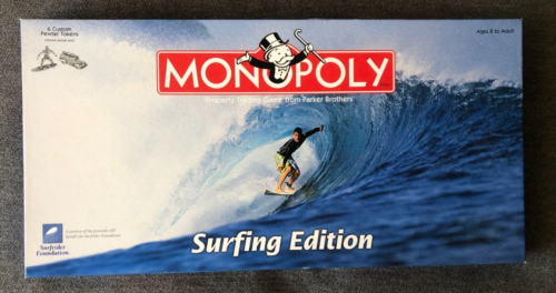 2003 Edycja surfingowa Monopoly gra planszowa komplet doskonały stan! - Zdjęcie 1 z 3