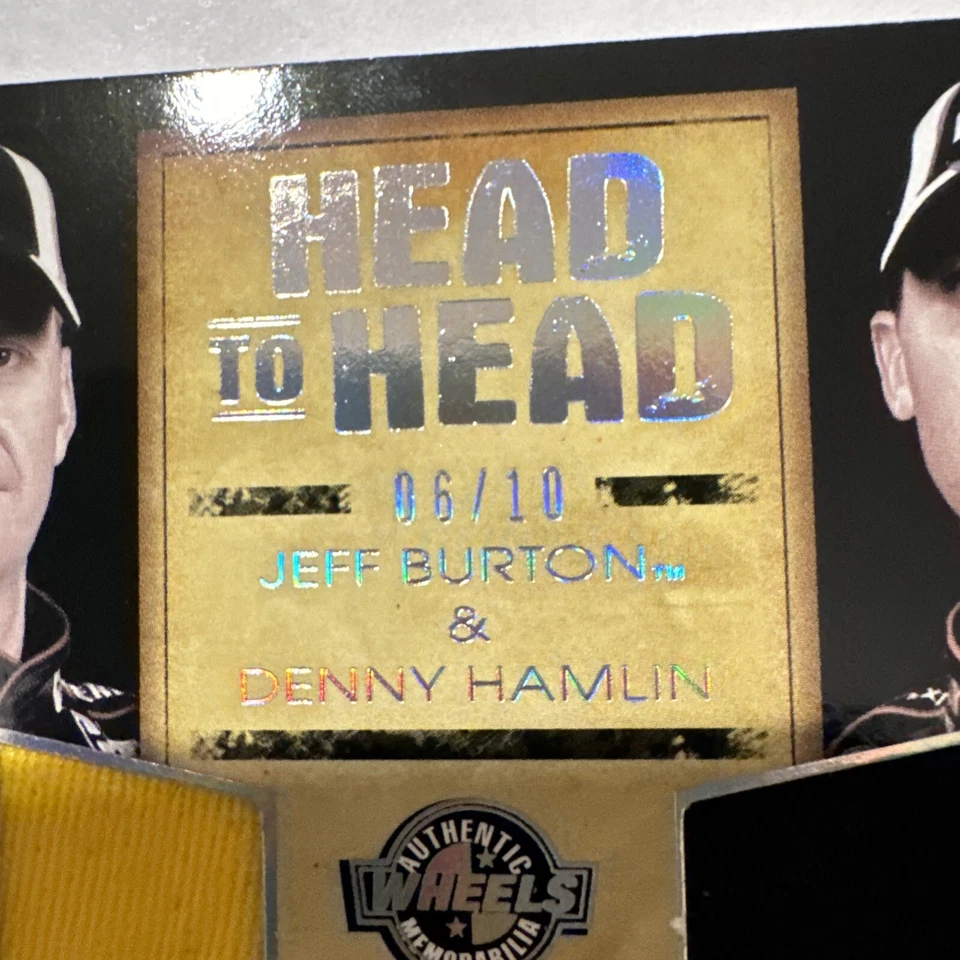 Jeff Burton and Denny Hamlin 2010 06/10 Head to Head - Image 3 of 4