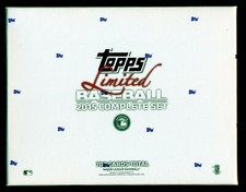2015 TOPPS LIMITED TIFFANY SEALED SET #/999 KRIS BRYANT JAVIER BAEZ LINDOR TROUT