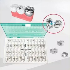 Dental Material Children's Stainless Steel Baby Teeth Prefabricated Crown 48/Box