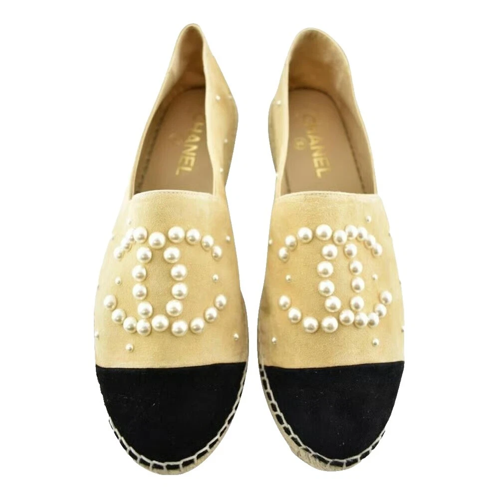 CHANEL Women's Suede Ballet Flats