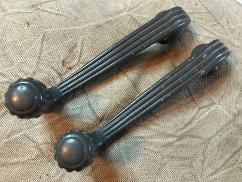 NORS FORD 1937 DELUXE WINDOW CRANK DOOR HANDLE 1938 Line Gray Rib - Bild 2 von 8