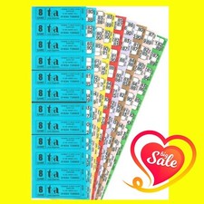 Biglietti Bingo Libri Bingo 8 Pagine Gioco Libri Bingo Biglietti 12v 6v Jumbo 6000