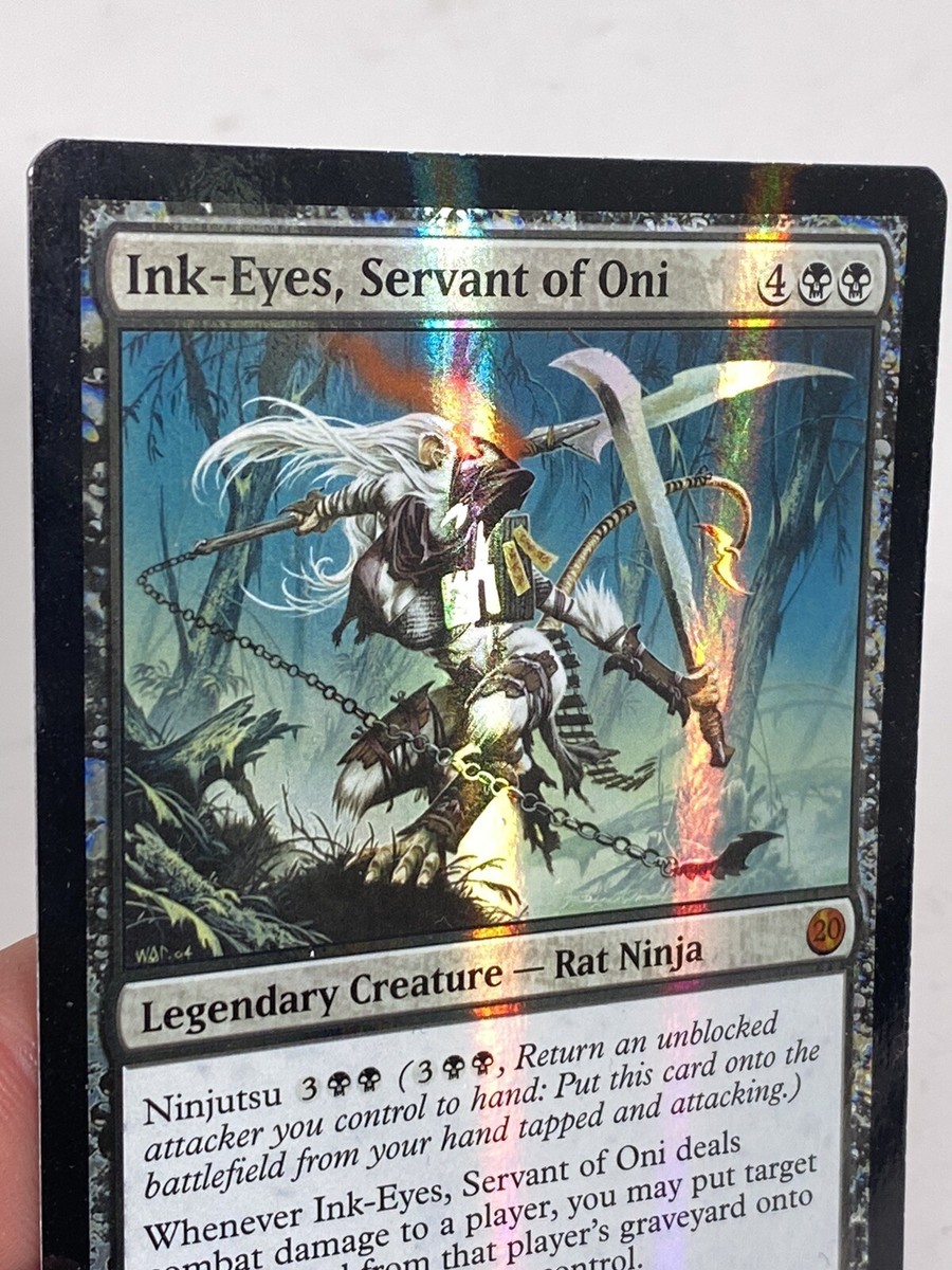 Invisible ink. THE CHIPS Y ONI-GURUMI 花台 Ink-Eyes, Servant of Oni *FOIL* From the Vault: Twenty MTG